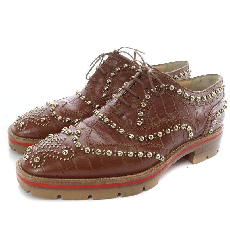 Christian Louboutin クリスチャンルブタン louboutin スタッズ 型押し 