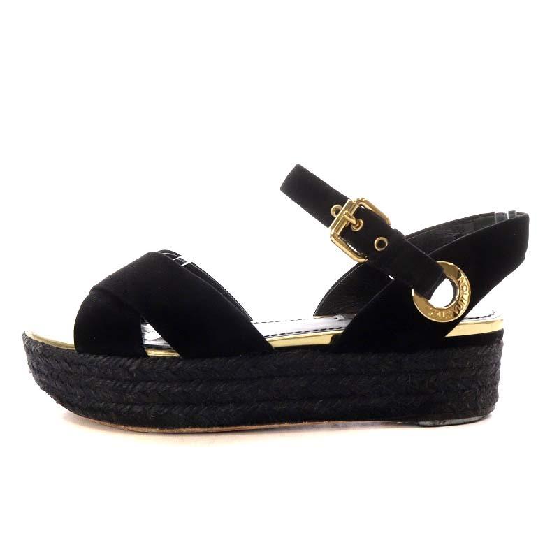 LOUIS VUITTON ルイヴィトン COASTLINE FLAT SANDAL SUEDE サンダル 