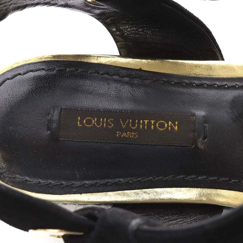 LOUIS VUITTON ルイヴィトン COASTLINE FLAT SANDAL SUEDE サンダル 