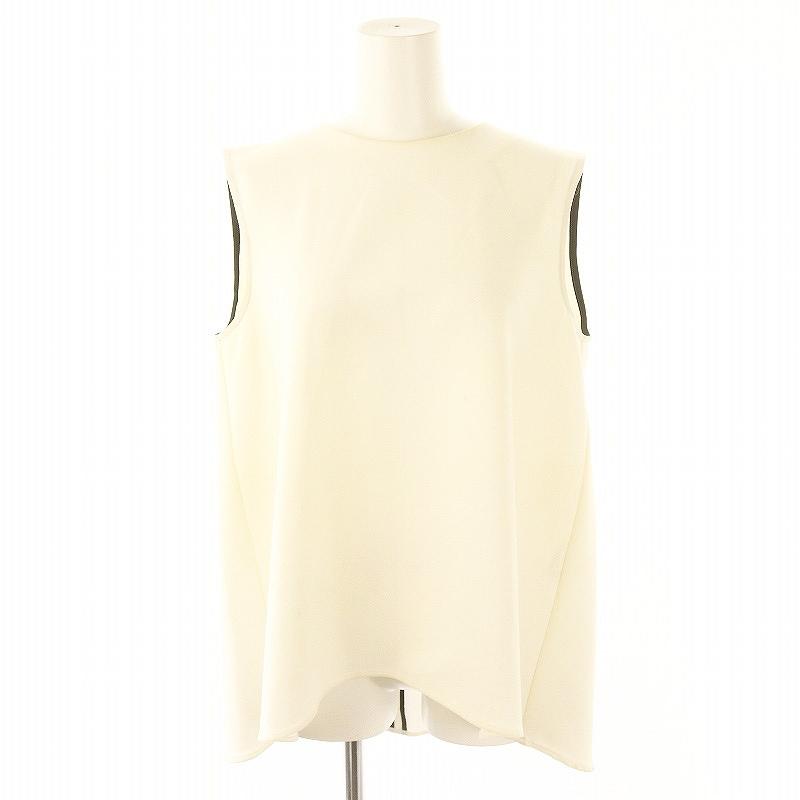 ヨーコチャンYoko chan ホワイト ノースリーブ トップス 38