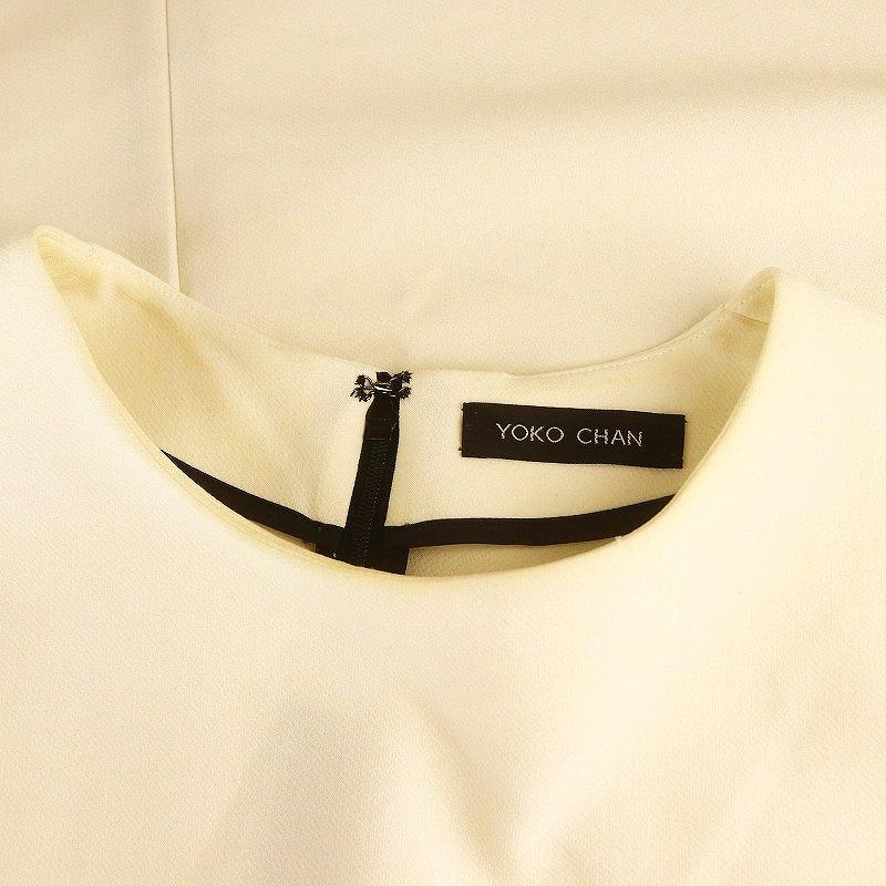 ヨーコチャン YOKO CHAN イレギュラーヘムブラウス ノースリーブ  