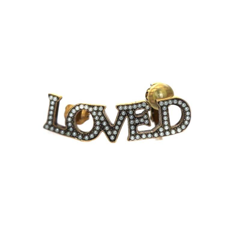 GUCCI グッチ LOVED コスチュームパール シングルピアス イヤリング 