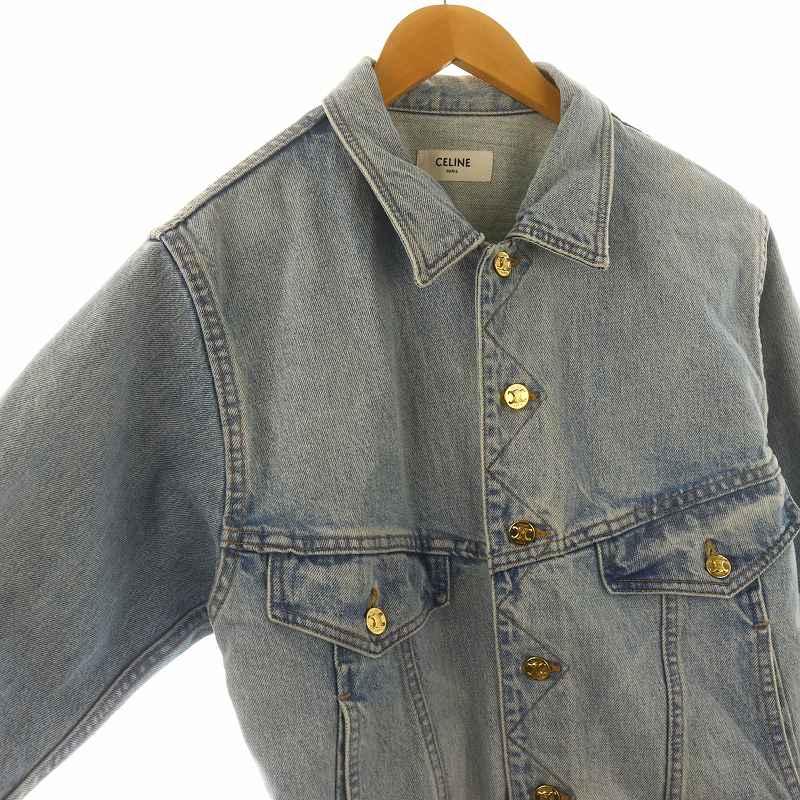 CELINE】23SS ソフトラムスキン トラッカー レザージャケット (CELINE