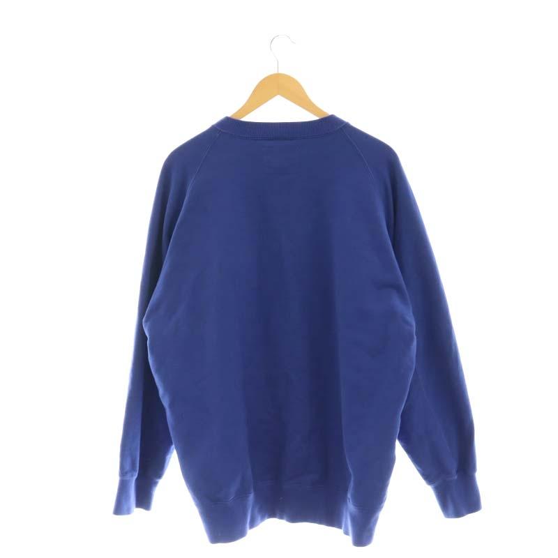 サカイ sacai 23AWクルーネックスウェットトップス トレーナー 長袖 プルオーバー 4 XL 青 ブルー /CX ■OS ■SH メンズ_1