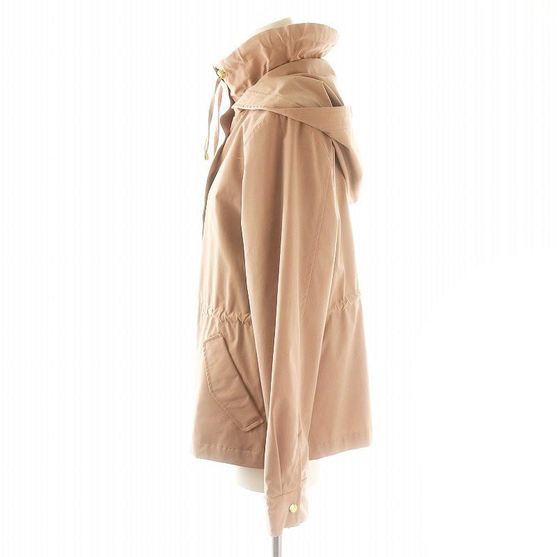 美品 JUSGLITTY 撥水ショートブルゾン フード付き ジャケット サイズ1 ジャスグリッティー JUSGLITTY 22AW 撥水ショートブルゾン