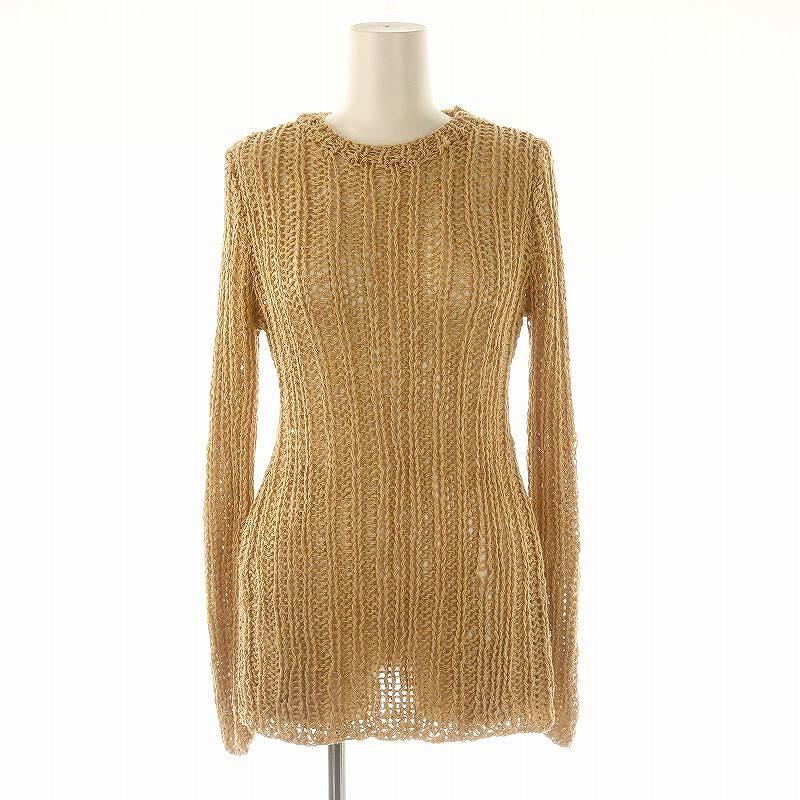 クラネ CLANE 24SS BACK SLIT CROCHET KNIT TOPS トップス ニット 