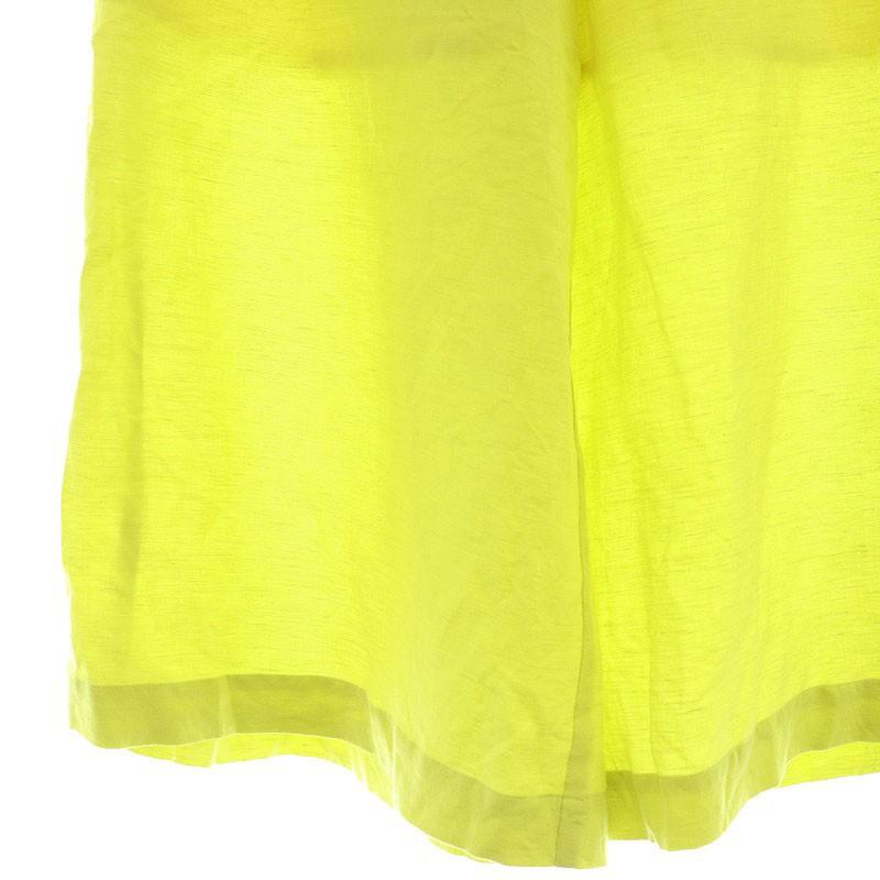 ディニテコリエ Dignite Collier リネンワイドギャザーパンツ イージー