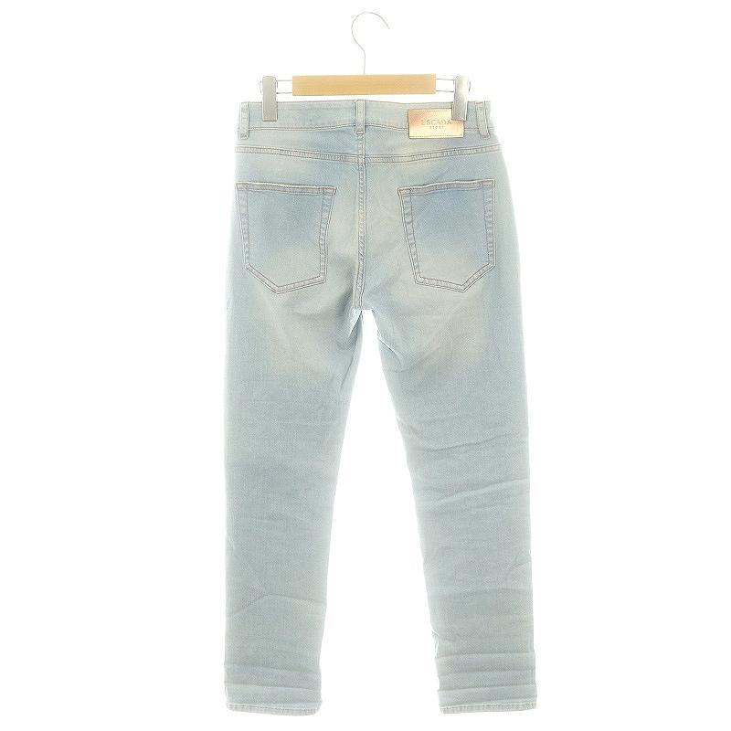 エスカパール エスカーダ ESCADA スポーツ SPORT フェイクパール装飾デニムパンツ