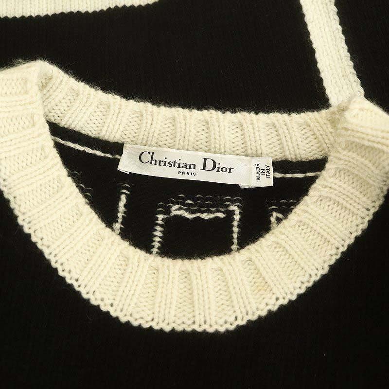 Christian Dior クリスチャンディオール JADIOR8バイカラーニット 