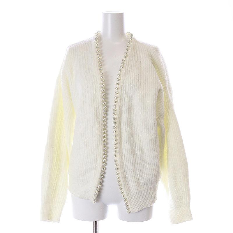 Apuweiser-riche アプワイザーリッシェ パールカラーカーディガン  