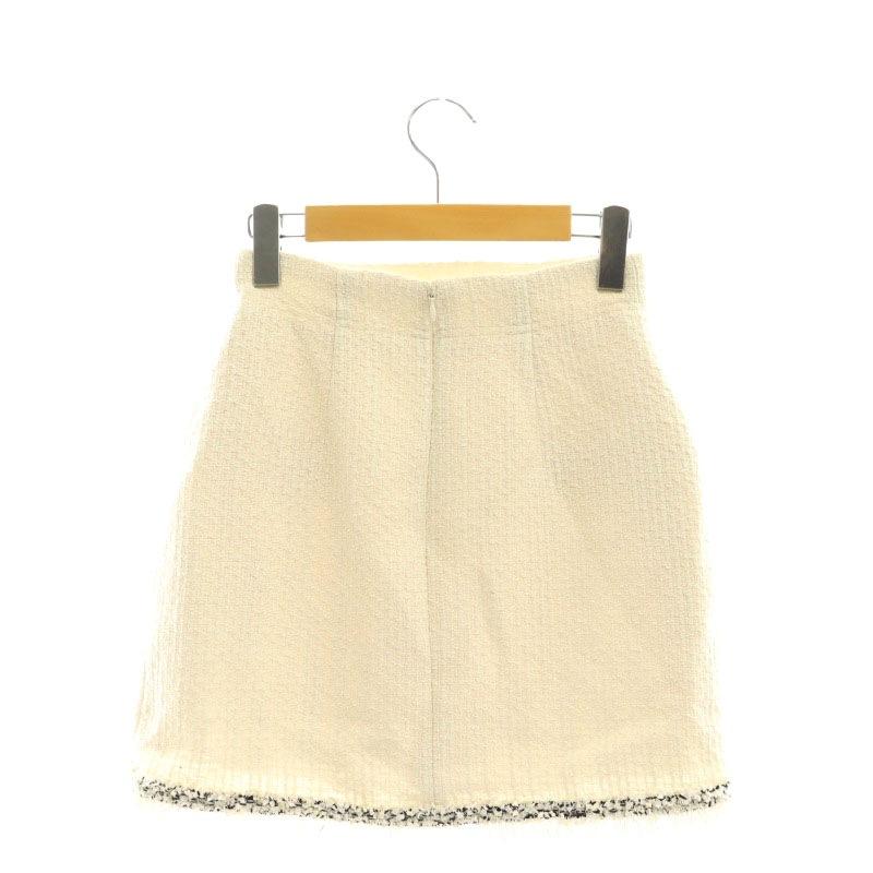 Apuweiser-riche（アプワイザー・リッシェ） ツイード フリンジ 台形