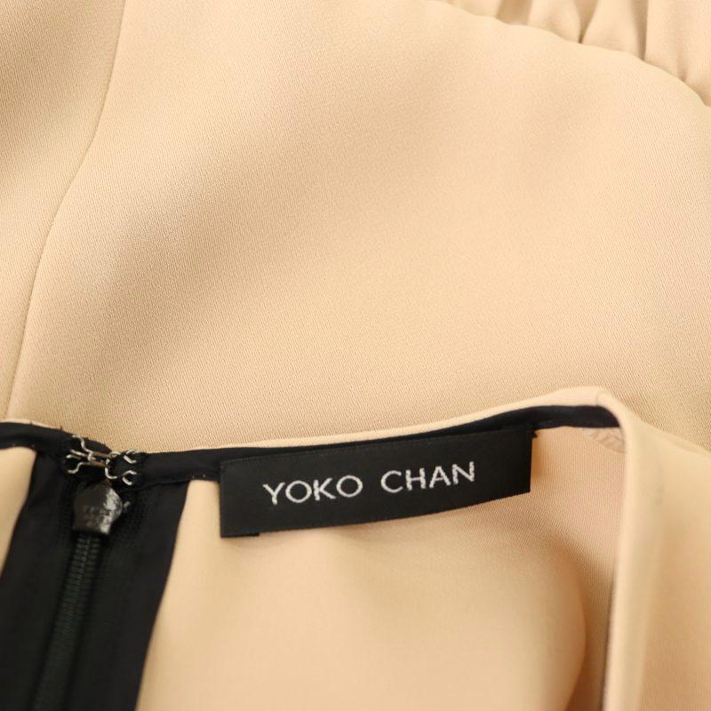 ヨーコチャン YOKO CHAN バックギャザー ロングスリーブ ブラウス 長袖 