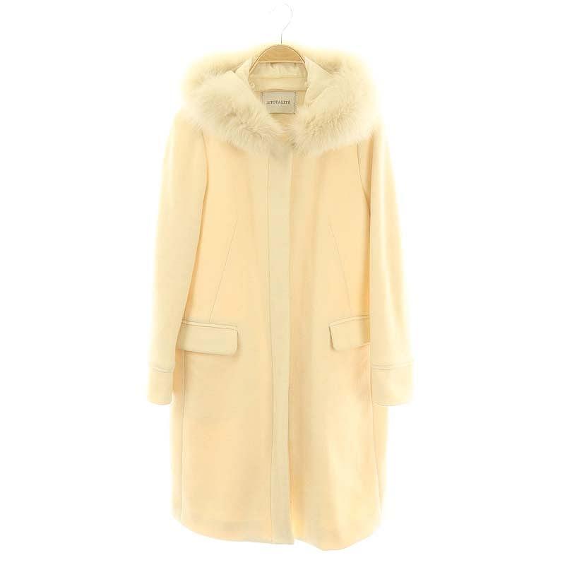 【美品】9 NINE LABAL ムートンコート　White ladys 美品】9 NINE LABAL ムートンコートWhite ladys