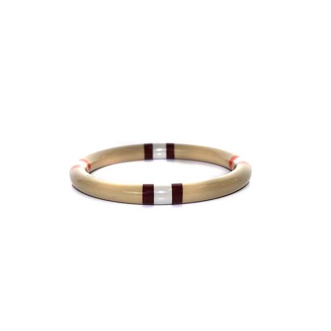 エルメス HERMES ブレスレット Hエキップ PM ラッカーウッド T1  