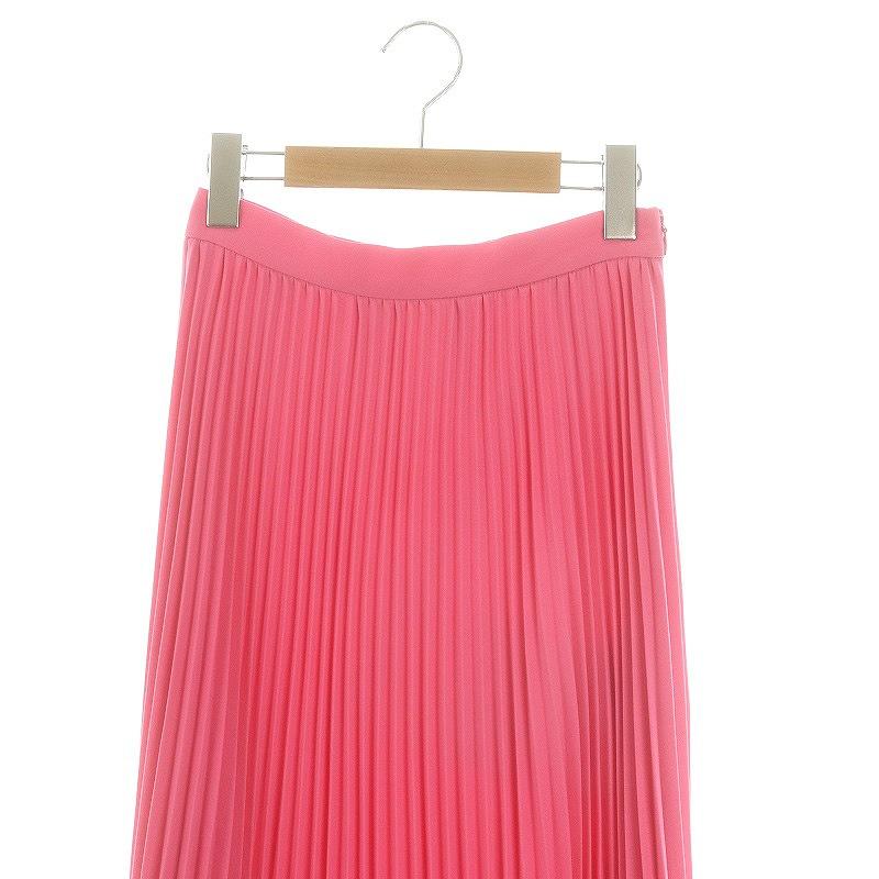 RED VALENTINO ピンク ロングプリーツスカート 再販】大人のふんわりギャザーロングスカート ピンク フレアスカート