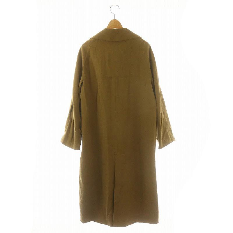 新品 ザラ 定価2.7万 MA-1風ロングコート 着丈120 B1457 ZARA（ザラ） スプリングコート ロング ダブル M キャメル /DF □OS