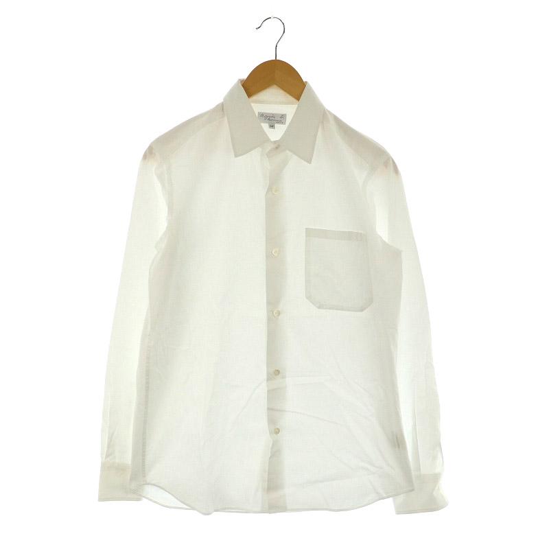 アニエスベーオム Agnes b. homme 長袖シャツ ワイシャツ ドレスシャツ 