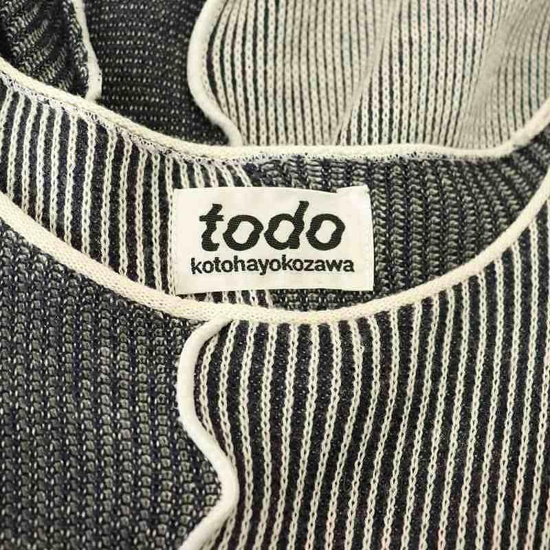 トド コトハヨコザワ todo kotohayokozawa docking knit dress ドレス 