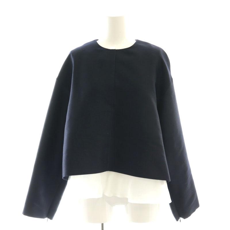エブール ebure 24AW シルクウールツイル レイヤードブラウス 2 エブール ebure 24AW シルクウールツイル レイヤードブラウス 2