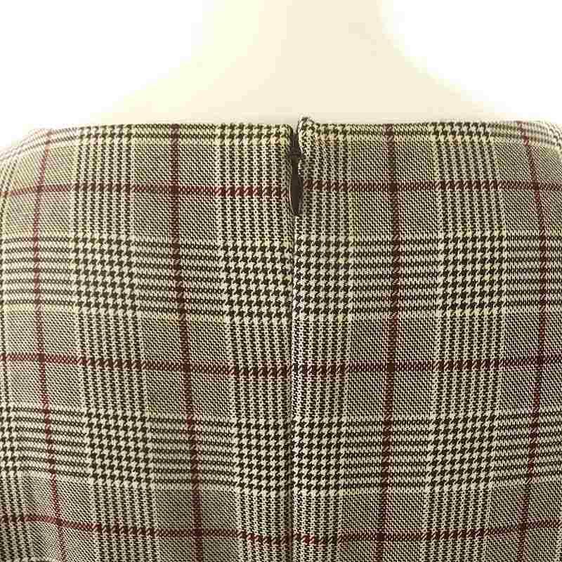 シップス SHIPS ブリティッシュチェックタイトワンピース ロング