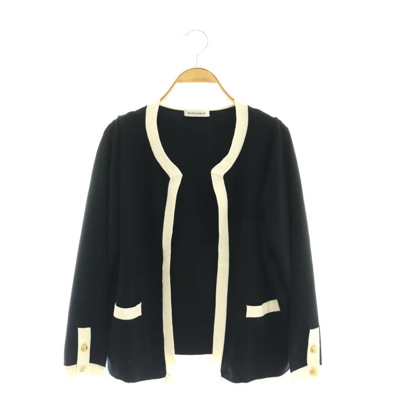マディソンブルー MADISONBLUE 23AW NO COLLAR SHORT JK ノーカラー 