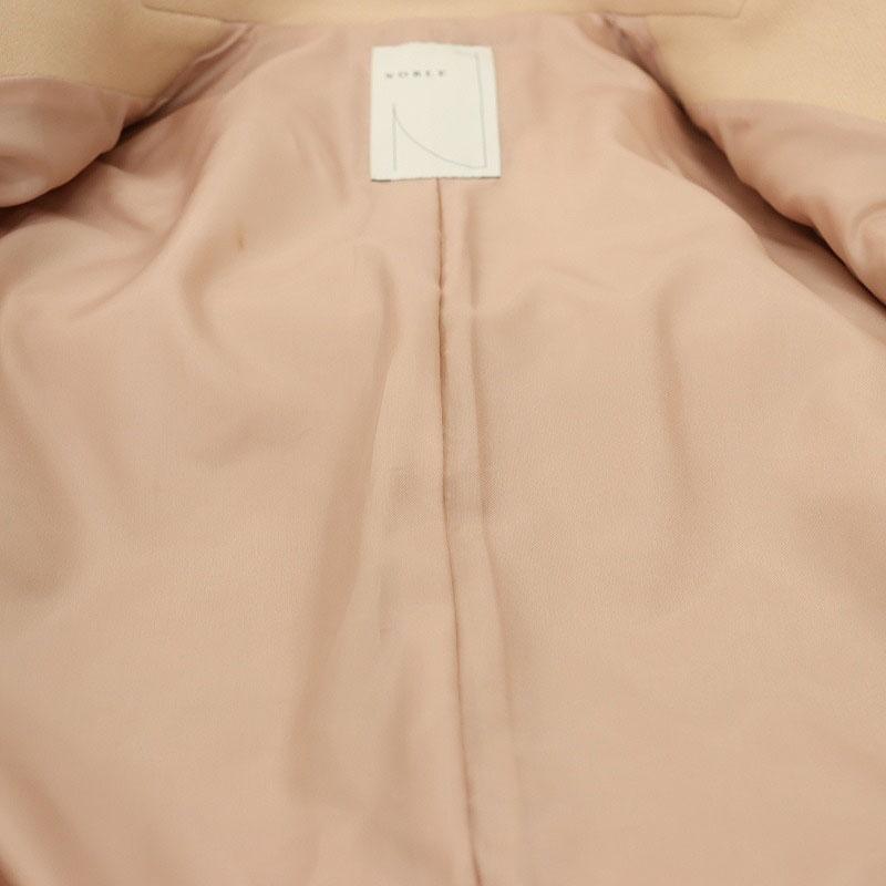 ノーブル NOBLE チェスターコート アウター ロング 40 ベージュ /HK