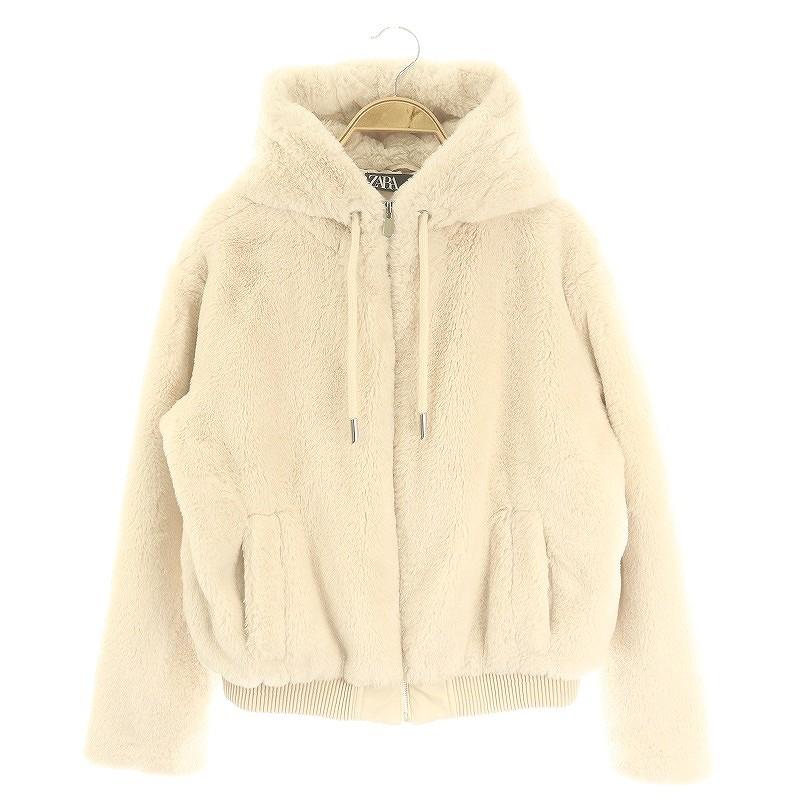 ZARA ザラ フェイクファージャケット パーカー ブルゾン ジップ ZARA ザラ フェイクファージャケット パーカー ブルゾン ジップ