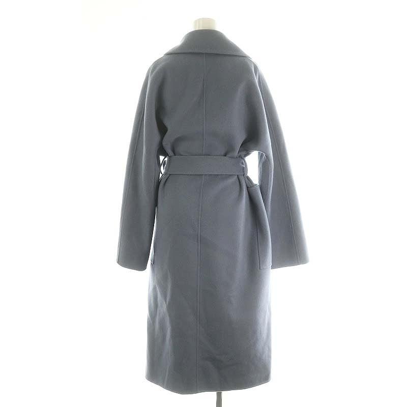ブラミンク BLAMINK ベルテッドウールロングコート belted wool long 