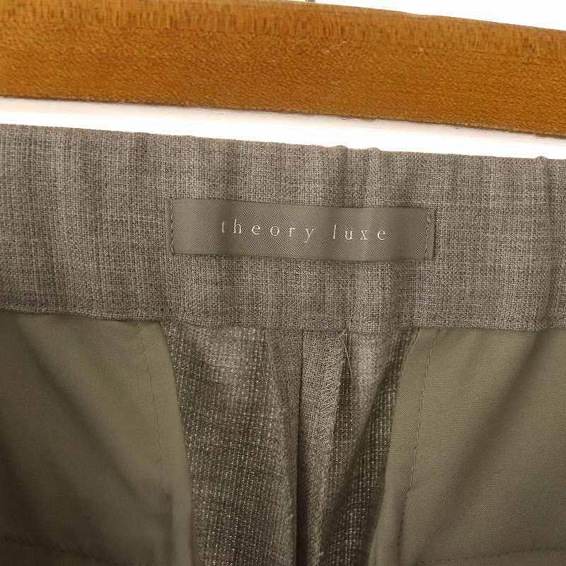 theory luxe セオリーリュクス STRETCH DOUBLE CAROL パンツ