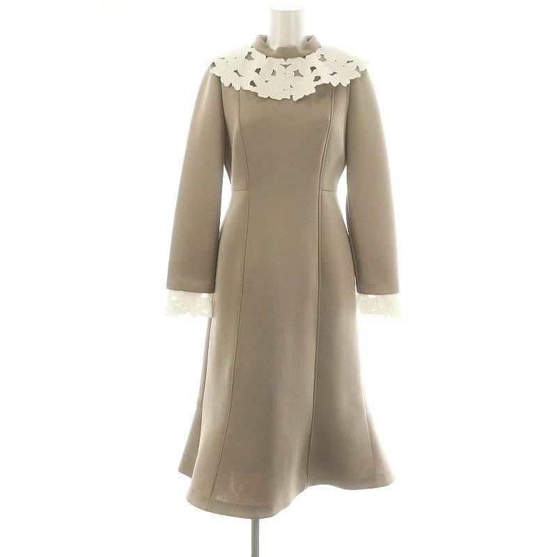 セルフォード CELFORD 22AW レース衿マーメイドワンピース ロング丈 