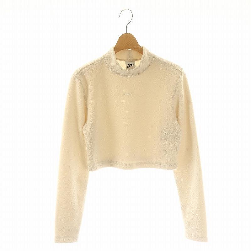 【新品未使用】NIKE×OFF WHITE  カットソー 長袖 ショート丈 NIKE（ナイキ） スポーツウェア フェニックス プラッシュ プルオーバー