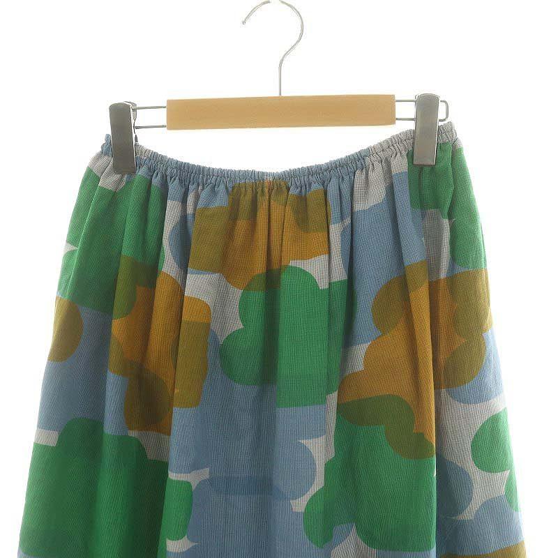 ミナペルホネン mina perhonen 24SS slow cloud ギャザースカート  