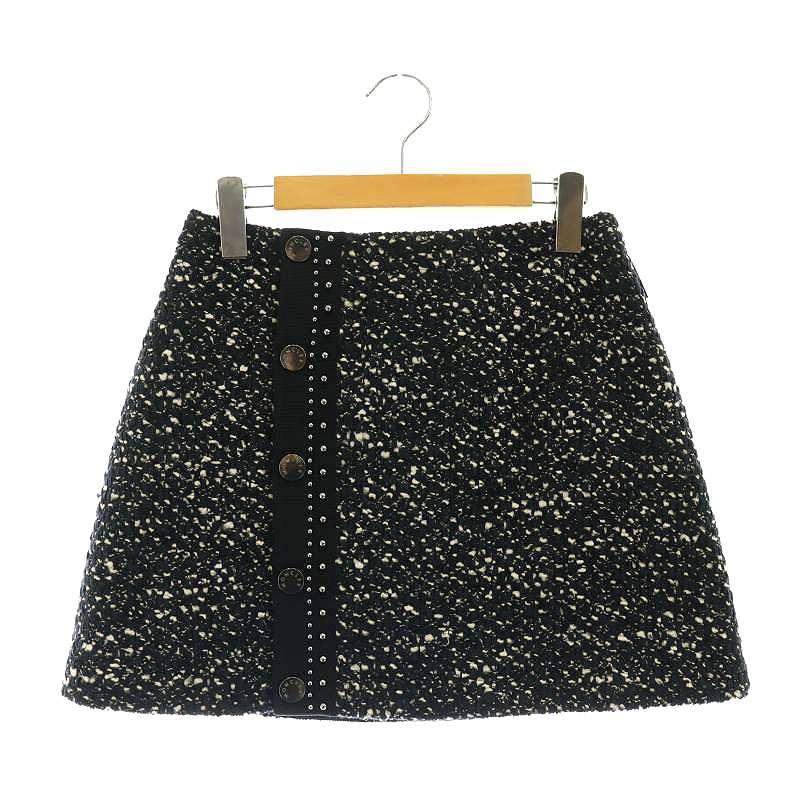 MONCLER 未使用品 モンクレール 22AW GONNA ツイード 台形ミニスカート  