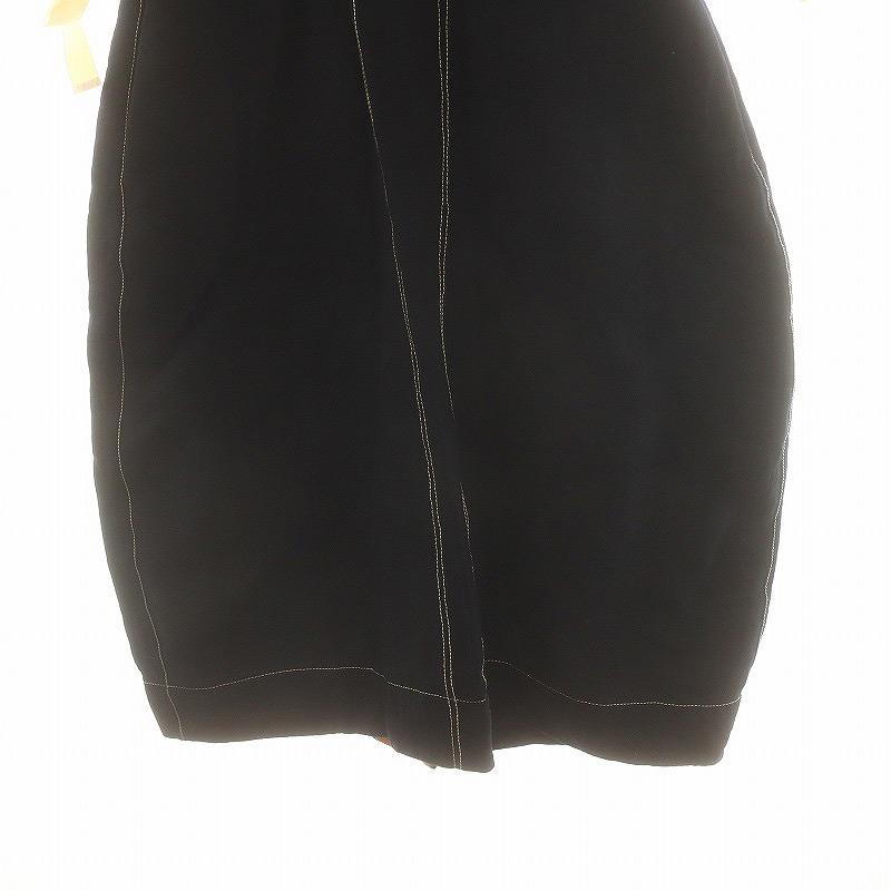 ジルサンダー JIL SANDER 配色ステッチ ワンピース ウール ジップ  