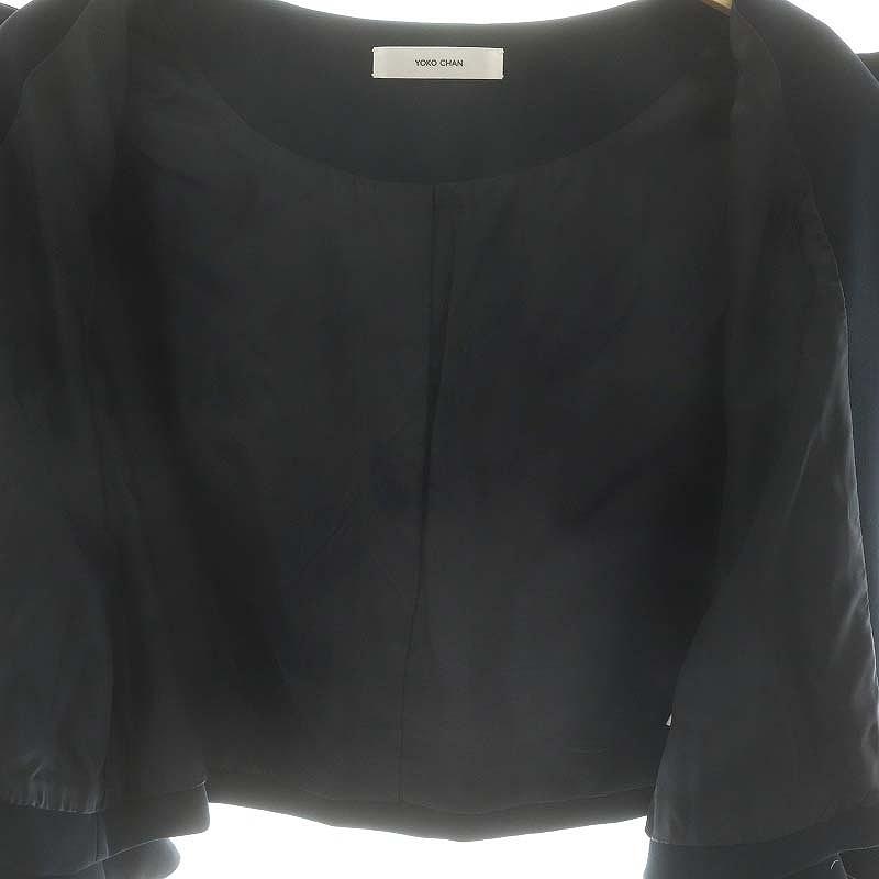 ヨーコチャン YOKO CHAN フリルスリーブ ジャケット ブレザー ノー