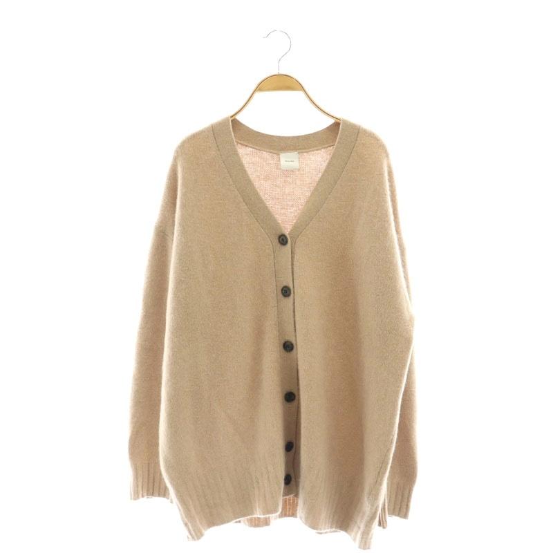 スピック&スパン ファーニットロングカーディガン ふわふわ ラクーン