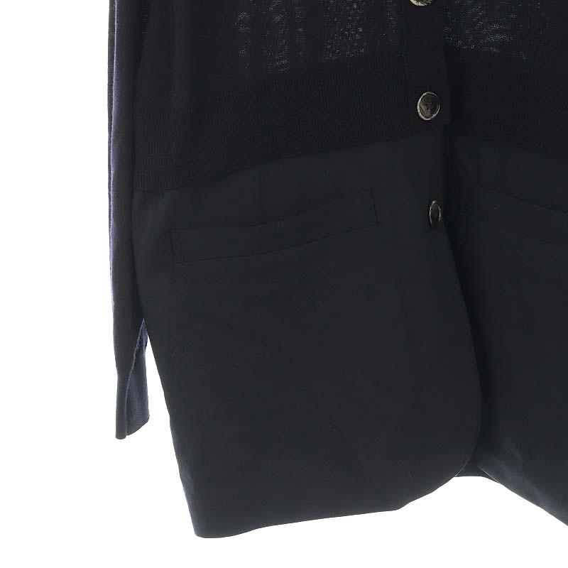 エンフォルド ENFOLD 24AW ジャケットレイヤードカーディガン JACKET 