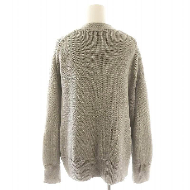 エブール ebure コットンカシミヤ Vネックカーディガン ニット 長袖  