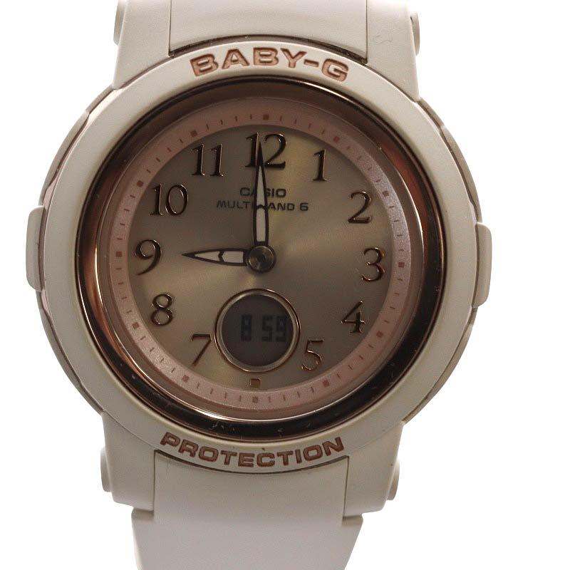 CASIO（カシオ） CASIO BABY G 腕時計 電波ソーラ 白 ホワイト BGA