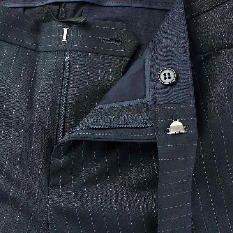 UNTITLED（アンタイトル） ストライプストレートパンツ スラックス 2 M