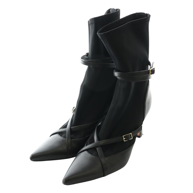 ハーリップトゥ Herlipto Belted sock Boots ソックスブーツ