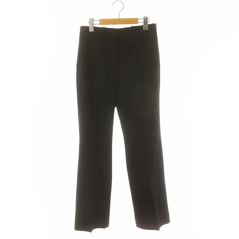 ザロウ THE ROW ウールセンタープレススラックスパンツ ジッパーフライ  