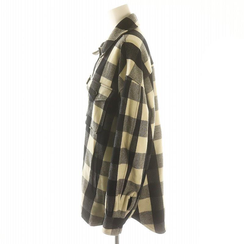 アンユーズド UNUSED ブロックチェックシャツジャケット CPOジャケット