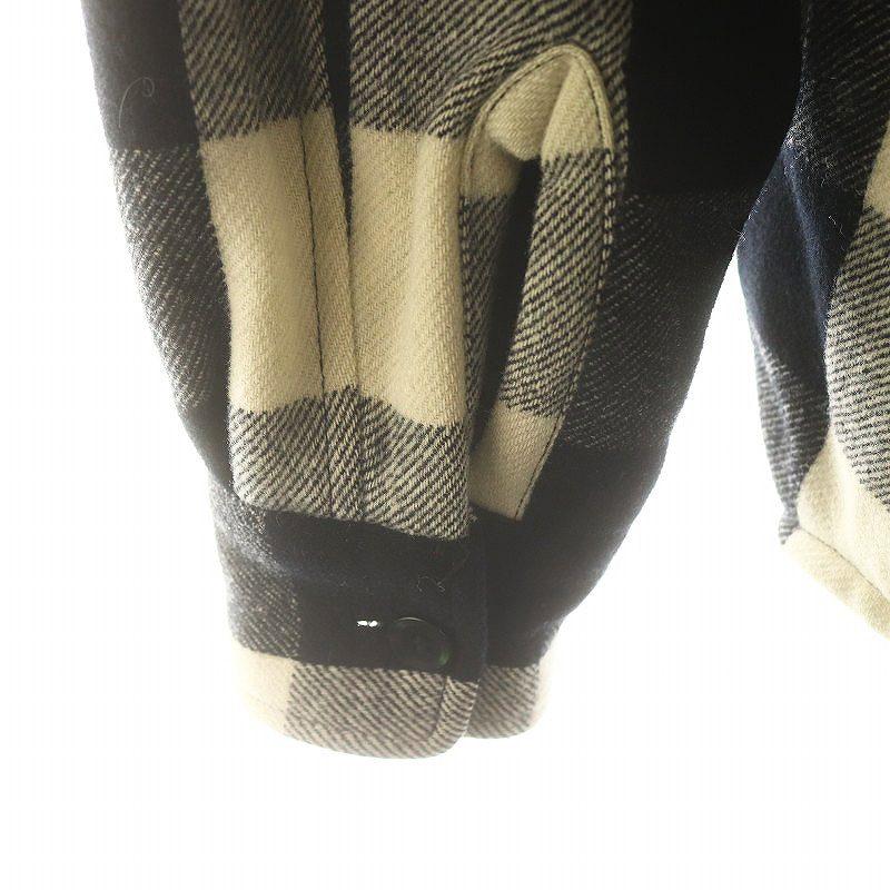 アンユーズド UNUSED ブロックチェックシャツジャケット CPOジャケット