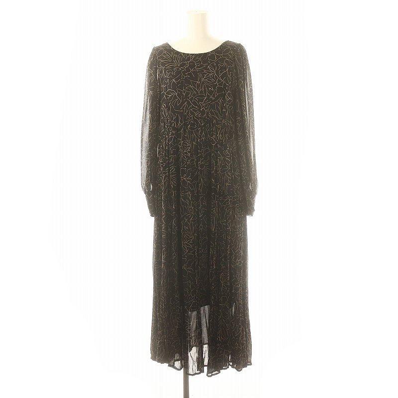 ココディール COCO DEAL ニットベスト×ラインフラワーワンピースセット