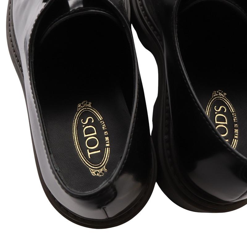 トッズ TOD'S GOMMA PESANTE レザーシューズ ローファー 35.5