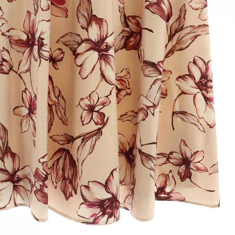 未使用品 ジャスグリッティー JUSGLITTY アートフラワープリント  