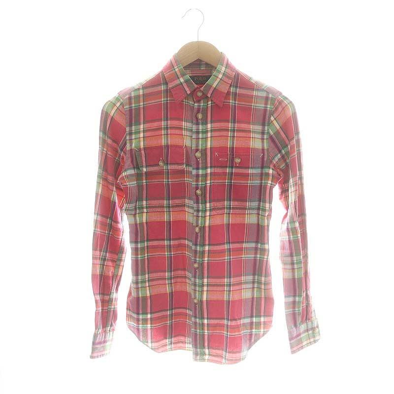 ポロ ラルフローレン POLO RALPH LAUREN チェックシャツ 長袖 前開き