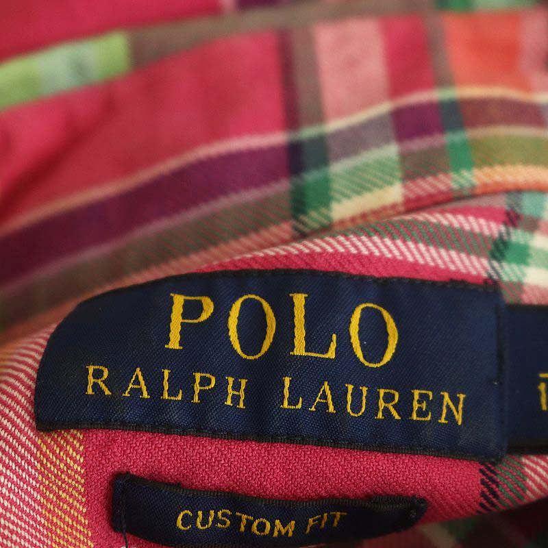 ポロ ラルフローレン POLO RALPH LAUREN チェックシャツ 長袖 前開き