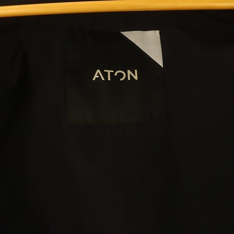 エイトン ATON コーチジャケット Coach jacket ブルゾン フロント